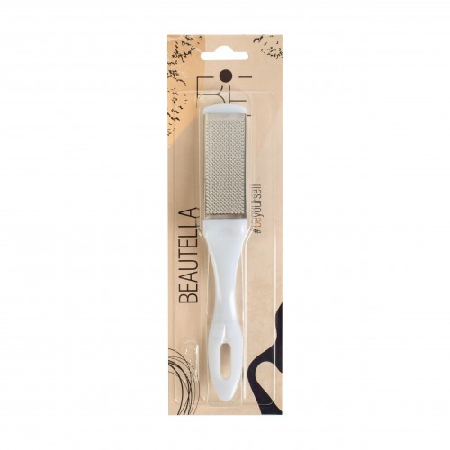 BEAUTELLA Терка педикюрная двухсторонняя металлическая